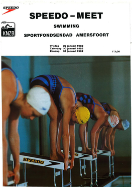 Speedo-Meet Swimming Sportfondsenbad Amersfoort