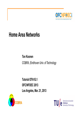 Home Area Networks