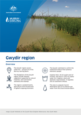 Gwydir Regional Fact Sheet