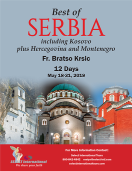 Best of SERBIA Including Kosovo Plus Hercegovina and Montenegro Fr