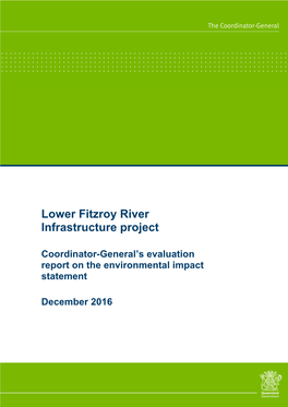 Lower Fitzroy River Infrastructure Project