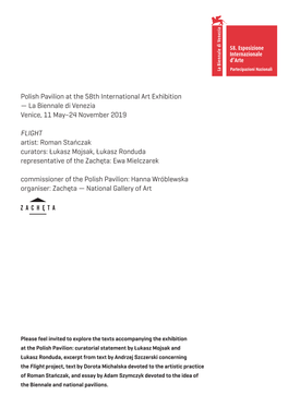 Polish Pavilion at the 58Th International Art Exhibition — La Biennale Di Venezia Venice, 11 May–24 November 2019
