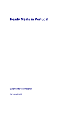 Packaged Food in Portugal