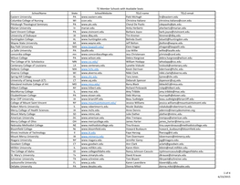 TE Member Schools with Available Seats