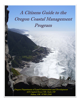 Citizen's Guide to the Oregon Coastal Management Program
