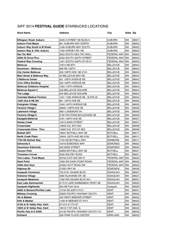 Siff 2014 Festival Guide Starbucks Locations