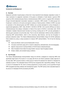 Histone Methyltransferase Activity/Inhibition