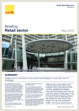 Briefing Retail Sector