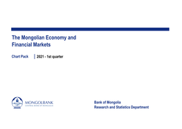The Mongolian Economy and Financial Markets