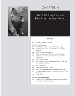 Ancient Egypt Old Kingdom & First Intermediate Period