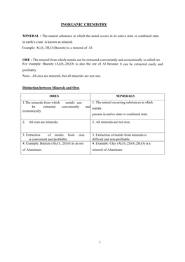 Inorganic Chemistry