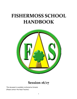 Fishermoss School Handbook