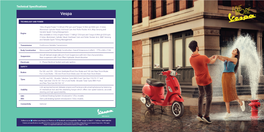 Vespa Range Brochure Copy