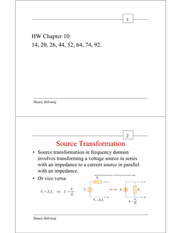 Source Transformation