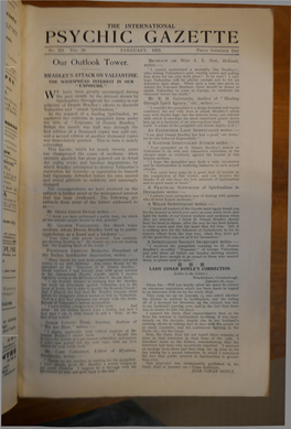 International Psychic Gazette V20 N221 Feb 1932