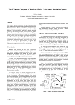 Web3d Dance Composer: a Web-Based Ballet Performance Simulation System