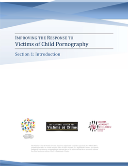 IMPROVING the RESPONSE to Victims of Child Pornography