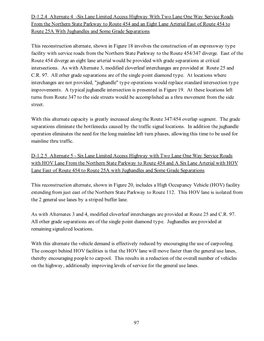 97 D-1.2.4 Alternate 4 -Six Lane Limited Access Highway with Two Lane One Way Service Roads from the Northern State Parkway To