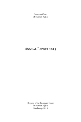 Annual Report 2013