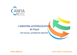 L'industria Autoveicolistica in Italia 2004-2013