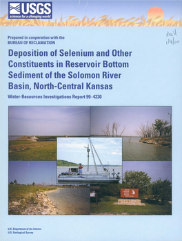 Deposition of Selenium and Other Constituents in Reservoir Bottom Sediment of the Solomon River Basin, North-Central Kansas