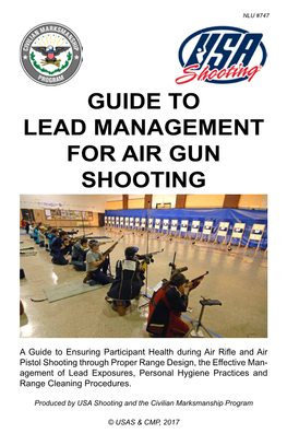 Guide to Lead Management for Air Gun Shooting