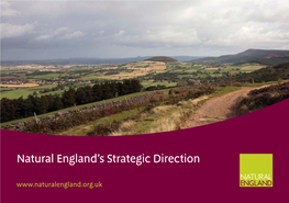 Natural England's Strategic Direction