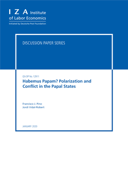 Polarization and Conflict in the Papal States