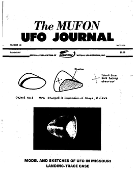 Themufon UFO JOURNAL NUMBER 135 MAY 1979