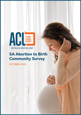 SA Abortion to Birth Community Survey OCTOBER 2020 2