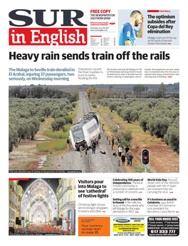 Heavy Rain Sends Train Off the Rails