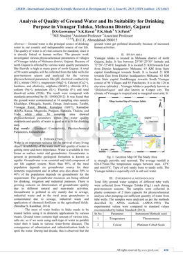 International Journal for Scientific Research & Development