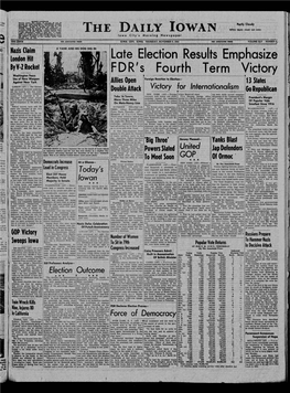 Daily Iowan (Iowa City, Iowa), 1944-11-09