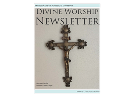 Divine Worship Newsletter