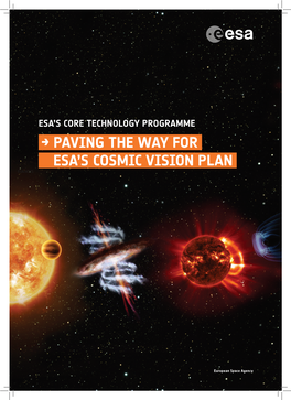 → Paving the Way for Esa's Cosmic Vision Plan