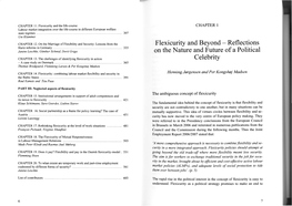 Flexicurity and Beyond - Reflections Hartz Reforms in Germany 335 Janine Leschke, Giinther Schrnid, Dorit Griga on the Nature and Future of a Political