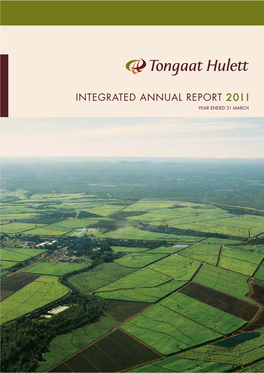 Integrated Annual Report 20I I Year Ended 31 March a Year of Contrasts