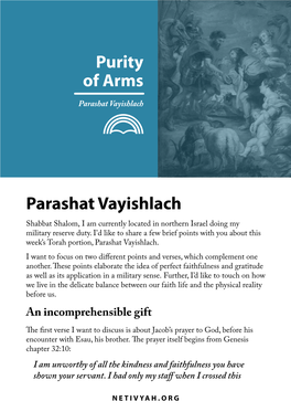 Parashat Vayishlach