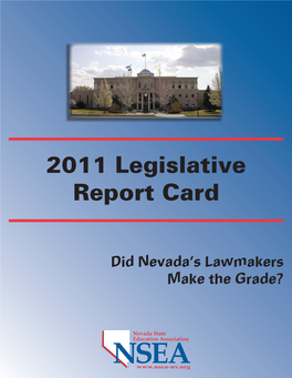 2011 Legislative Report Card