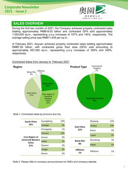 Corporate Newsletter 2021 - Issue 2