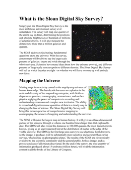 The Science of the SDSS