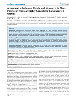 Pollinator Traits of Highly Specialized Long-Spurred Orchids