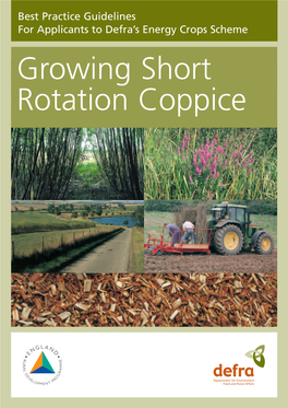 Growing Short Rotation Coppice