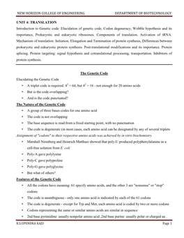 New Horizon College of Engineering Departmrnt of Biotechnology