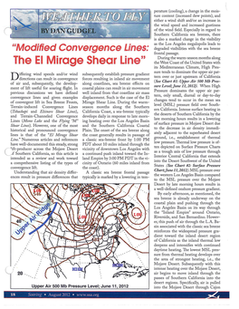 The El Mirage Shear Line