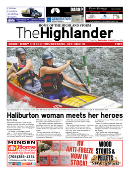 Haliburton Woman Meets Her Heroes