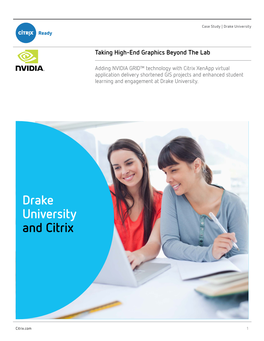 Drake University and Citrix