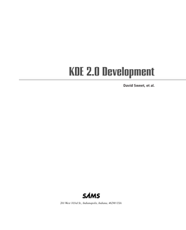 KDE 2.0 Development