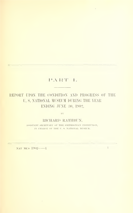 Annual Report of the Board of Regents of the Smithsonian Institution