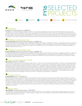 Selected Projects